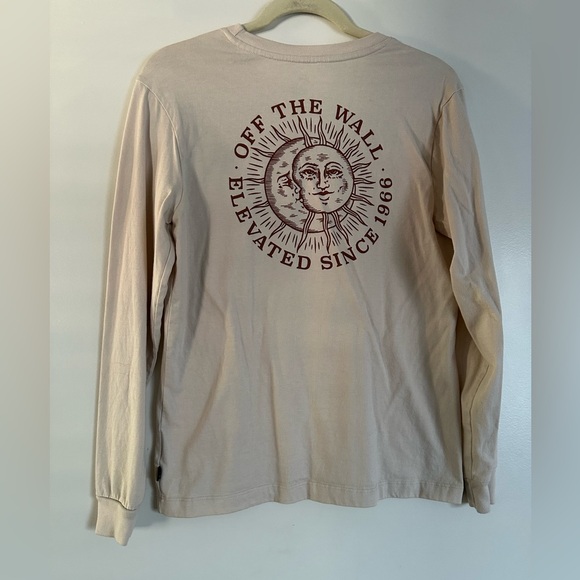 NWOT Vans Elevate Tan Long Sleeve T-Shirt - Picture 3 of 5
